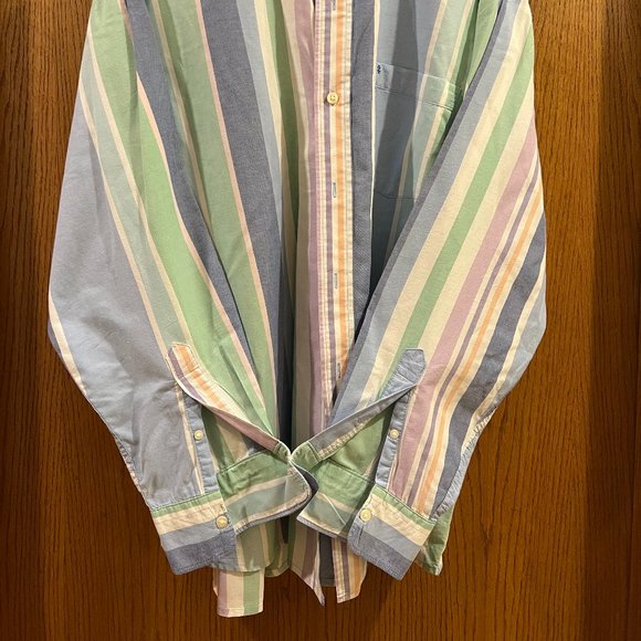 IZOD Striped Saltwater Relaxed Classics Men's XL - Picture 2 of 4